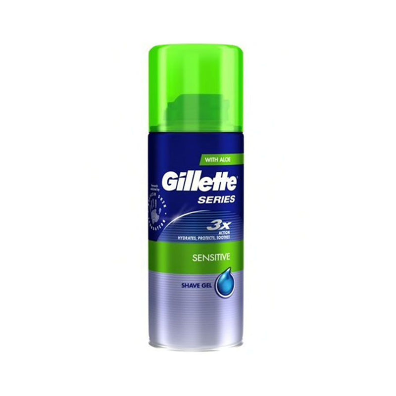 Gillette Series Shave Gel Sensitive <br> Pack Size: 6 x 75ml <br> Product code: 263860