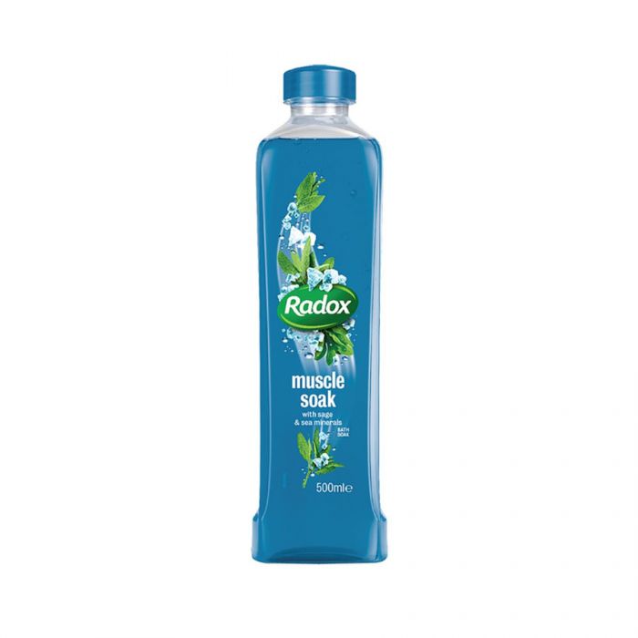 Radox Bath Muscle Soak 500Ml <br> Pack size: 6 x 500ml <br> Product code: 316240