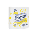 Freedom Toilet Tissue 3Ply 9'S Lemon <br> Pack Size: 5 x 9s <br> Product code: 423607