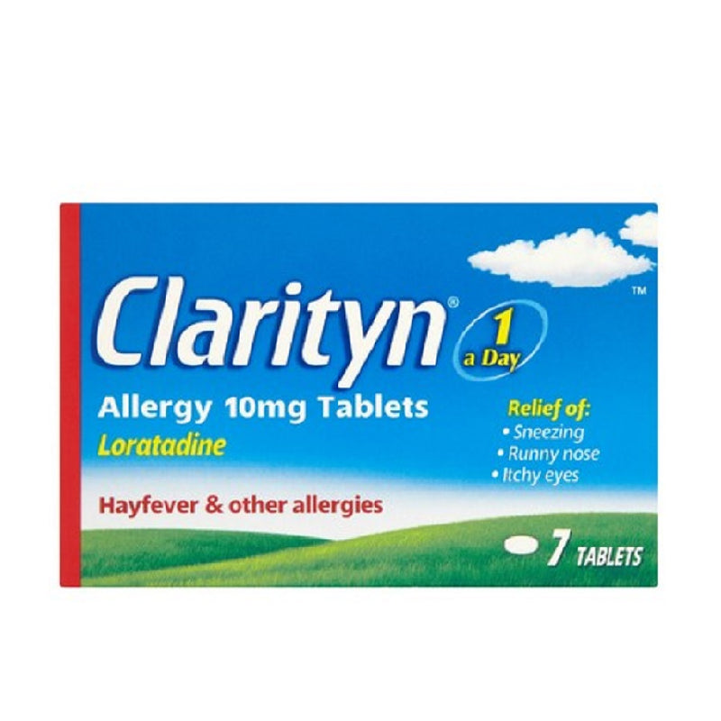 Clarityn Allergy Tabs 7's Gsl  <br> Pack Size: 12 x 7's <br> Product code: 122283