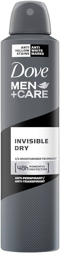 Dove Men Antiperspirant Invisible Dry 250ml <br> Pack Size: 6 x 250ml <br> Product code: 401417