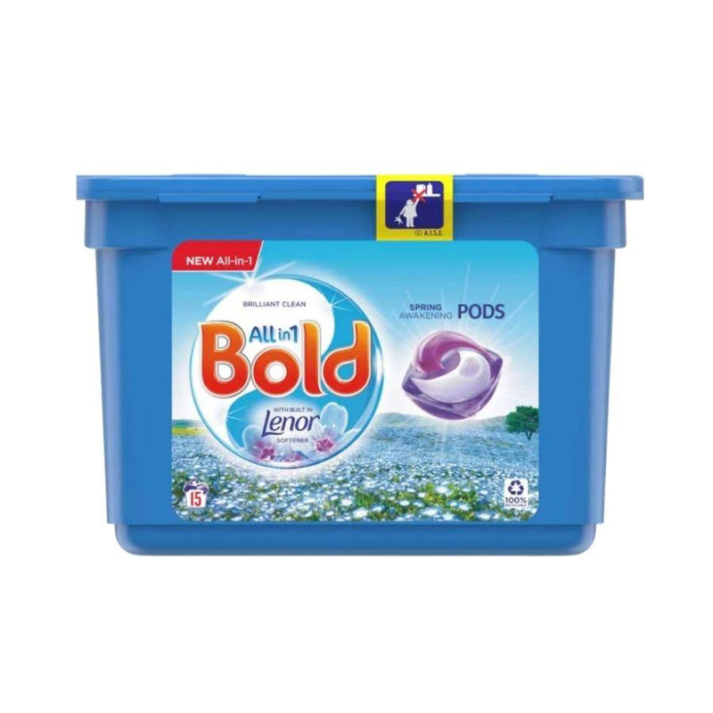 Bold All In 1 Pods Spring Awakening 15's <br> Pack size: 4 x 15's <br> Product code: 482193