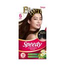 Bigen Speedy (6) Medium Brown <br> Pack size: 3 x 1 <br> Product code: 200384