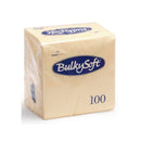 Cream Paper Napkins 2 Ply 100S EAN 8018426321601 <br> Pack Size: 1 x 100 <br> Product code: 423705