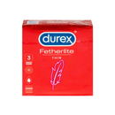 Durex Fetherlite Thin Condoms 3's EAN 8850163000100 <br> Pack size: 24 x 3's <br> Product code: 133024
