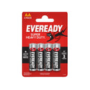 Eveready Battery R6R Red AA BP4-4PK EAN 7638900083590 <br> Pack size: 12 x 1 <br> Product code: 531314