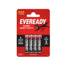 Eveready Battery R03R Red AAA BP4-4PK EAN 7638900227550 <br> Pack size: 12 x 1 <br> Product code: 531313