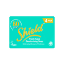 Shield Soap 115Gm Aqua EAN 5025404001274 <br> Pack size: 4 x 115g <br> Product code: 335840
