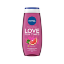 Nivea Shower Gel Love Fun Times 250ml EAN 6001051005277 <br> Pack size: 6 x 250ml <br> Product code: 315311