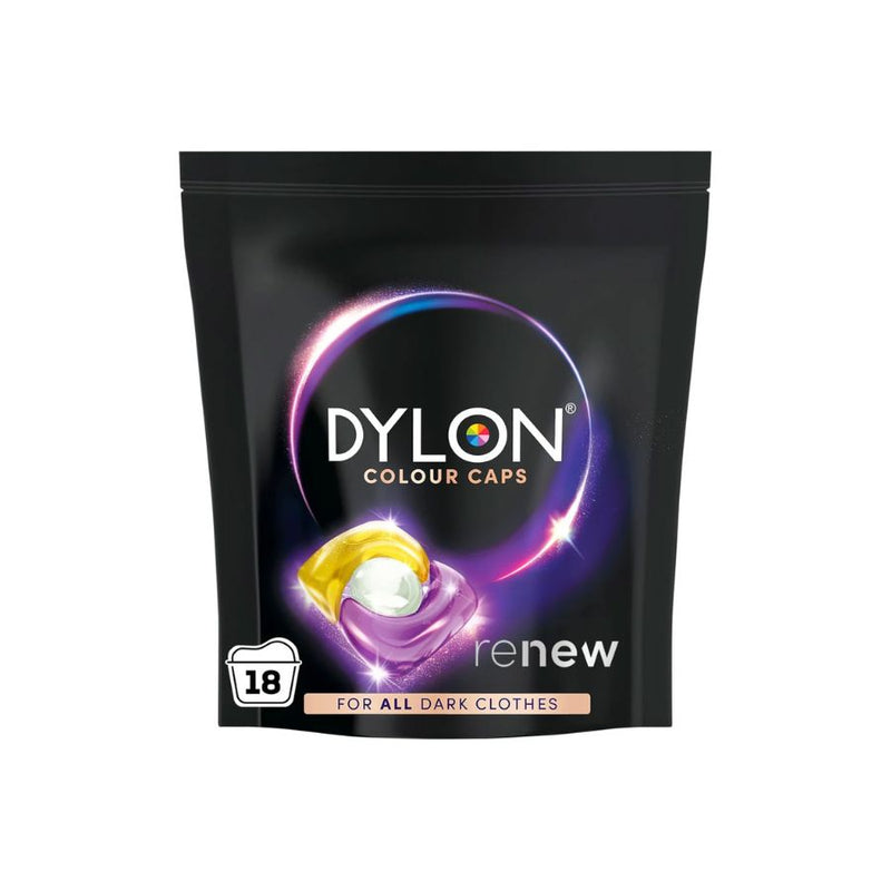 Dylon Renew Laundry Capsules Dark Colour 18's PM£5.99 <br> Pack size: 3 x 18's <br> Product code: 485492