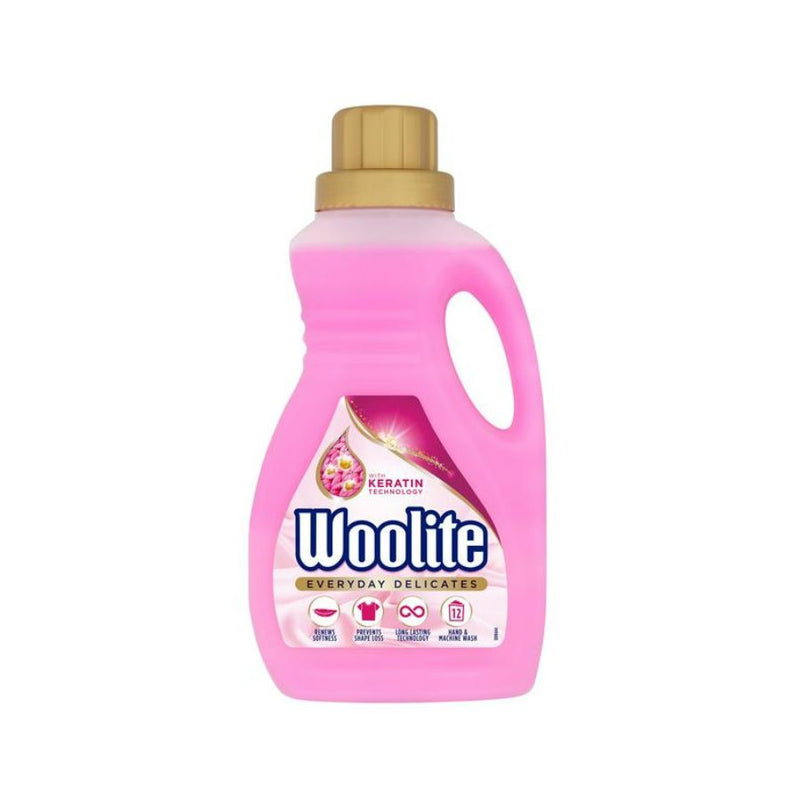 Woolite Laundry Detergent Liquid Delicates Hand & Machine Wash 750ml <br> Pack size: 4 x 750ml <br> Product code: 446800