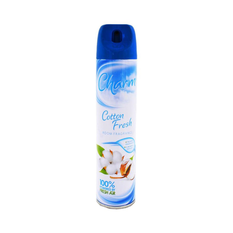 Charm Room Fragrance Cotton Fresh 240ml  <br> Pack size: 12 x 240ml <br> Product code: 543130