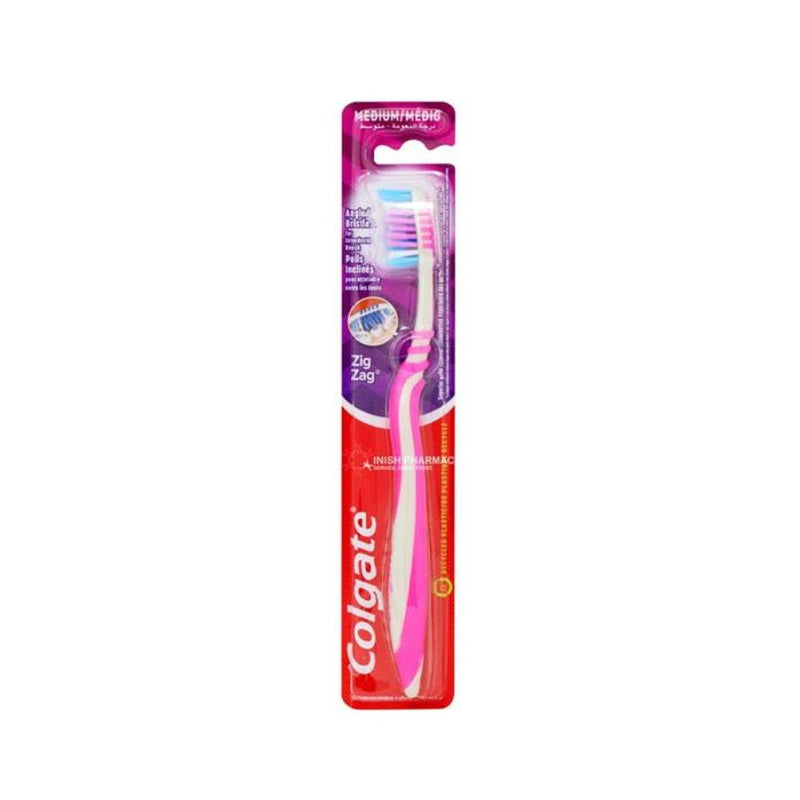 Colgate Zigzag Plus Toothbrush Medium <br> Pack size: 12 x 1 <br> Product code: 301066
