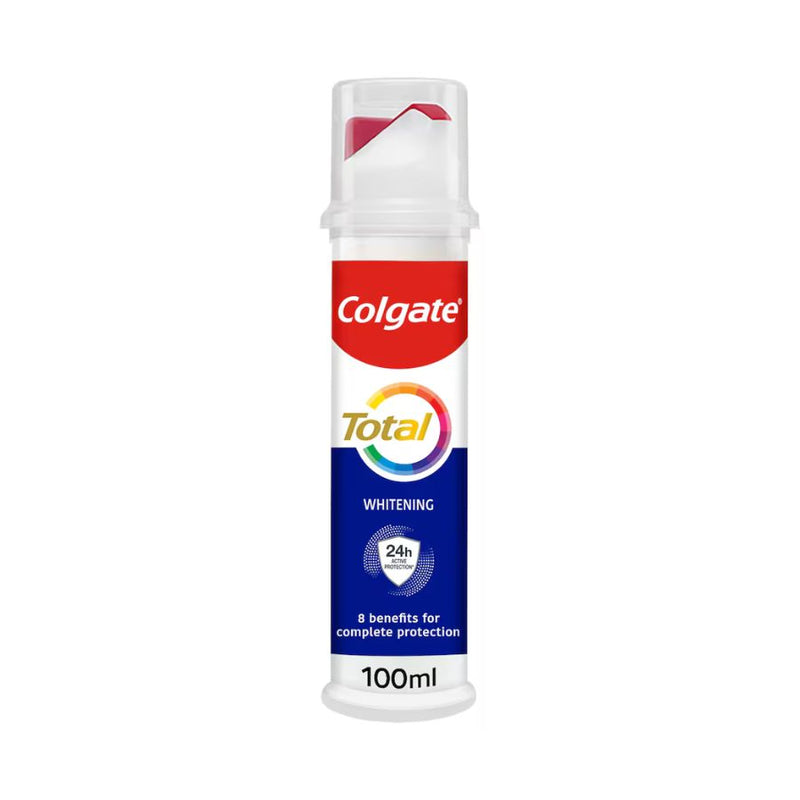 Colgate Toothpaste Pump Total Whitening 100ml <br> Pack Size: 6 x 100ml <br> Product code: 282811