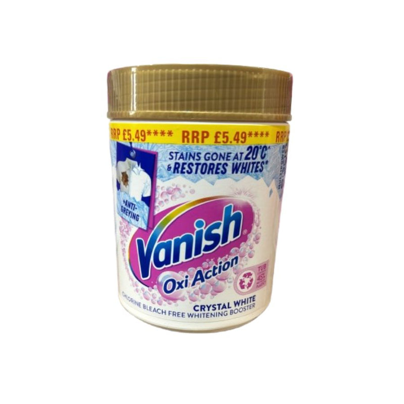 Vanish Gold Oxi Action White Stain Remover Powder 470g PM£5.49 <br> Pack size: 6 x 470g <br> Product code: 487573