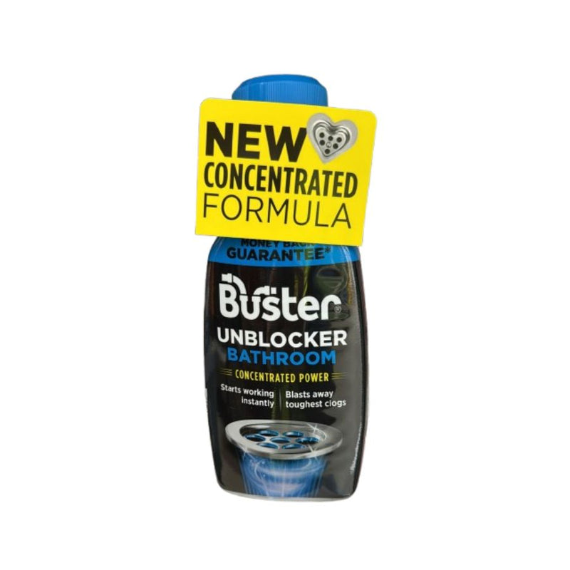 Buster Bathroom Plughole Unblocker 300ml <br> Pack size: 6 x 300ml <br> Product code: 552000