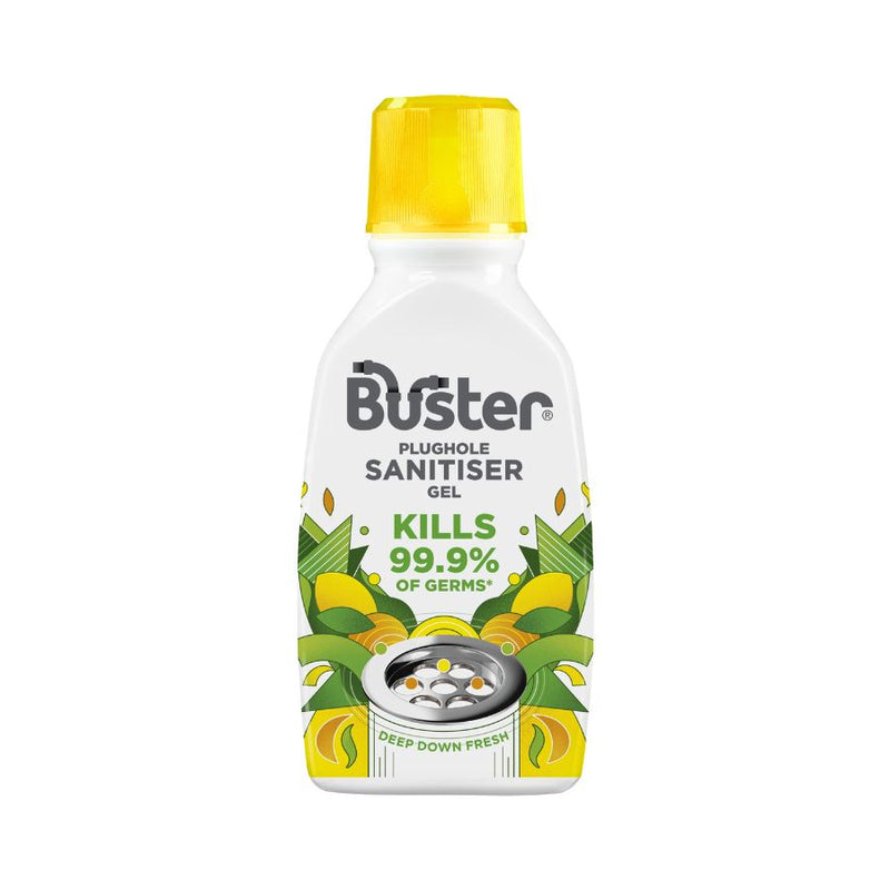 Buster Plughole Sanitiser Gel 300Ml <br> Pack size: 6 x 300ml <br> Product code: 552002