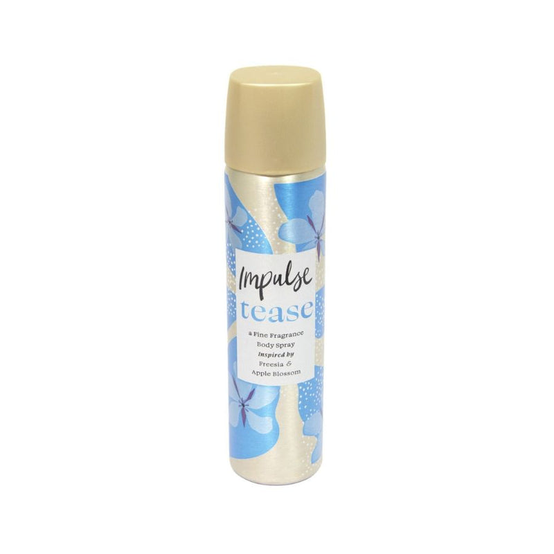 Impulse Body Spray Tease 75Ml <br> Pack size: 6 x 75ml <br> Product code: 271930