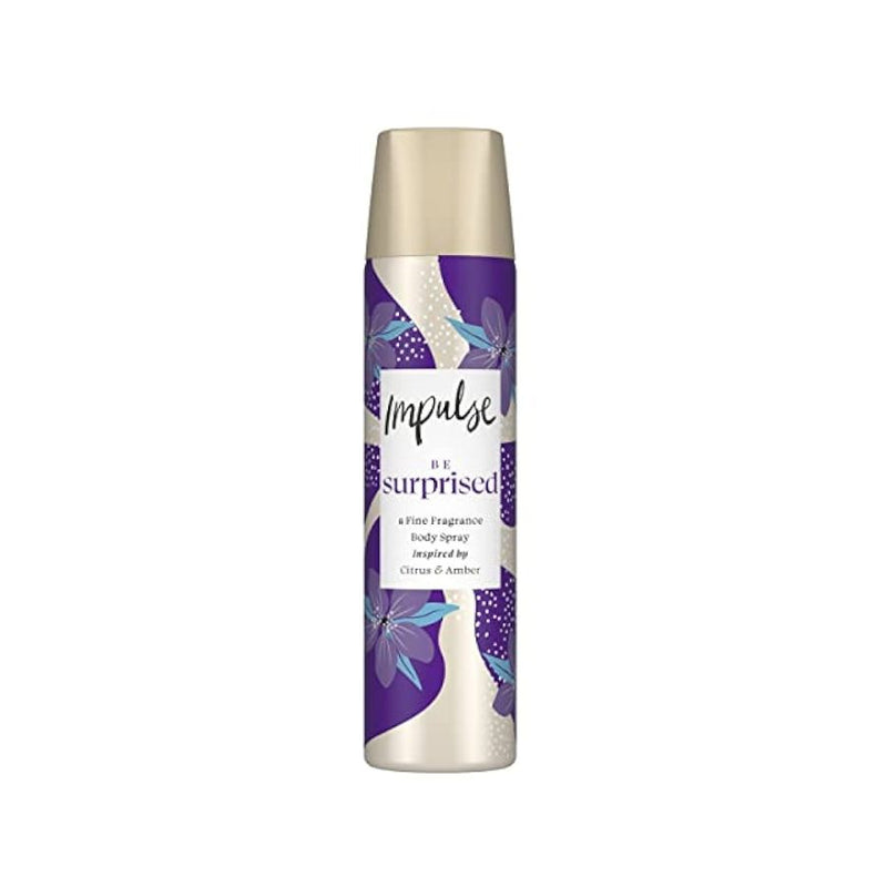 Impulse Body Spray Be Surprised 75Ml <br> Pack Size: 6 x 75ml <br> Product code: 271953
