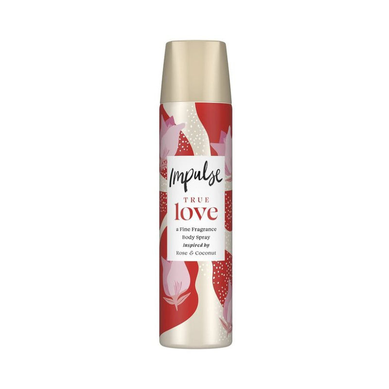 Impulse Body Spray True Love 75Ml <br> Pack size: 6 x 75ml <br> Product code: 271961