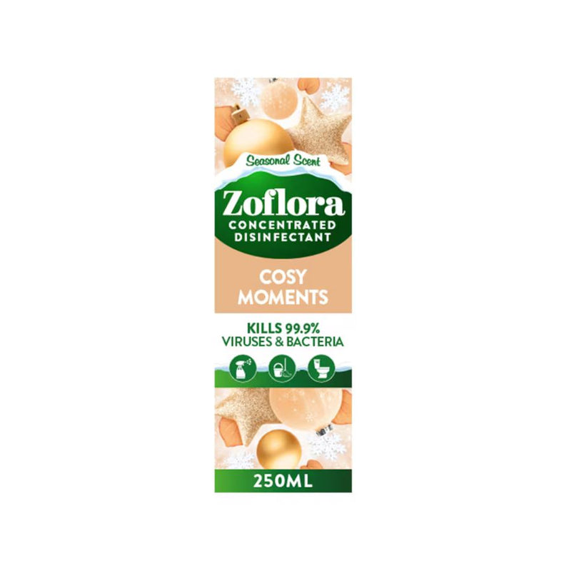 Zoflora Disinfectant Cosy Moments 250ml <br> Pack size: 12 x 250ml <br> Product code: 455522
