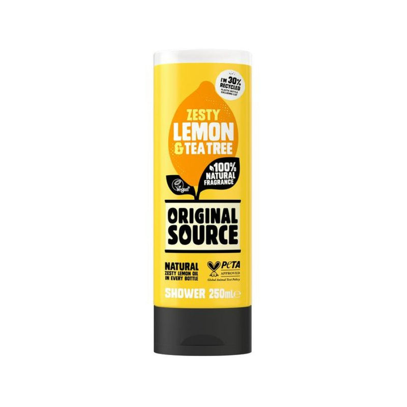 Original Source Lemon & Tea Tree Shower Gel 250ml <br> Pack size: 6 x 250ml <br> Product code: 316114