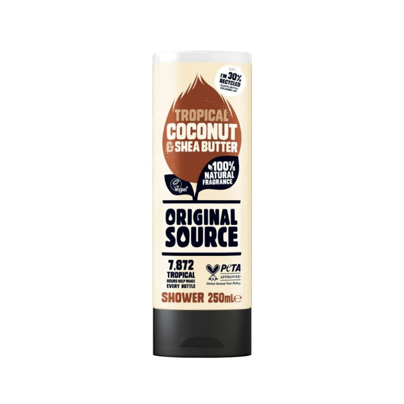 Original Source Shower Gel Coconut & Shea Butter 250ml <br> Pack Size: 6 x 250ml <br> Product code: 316115