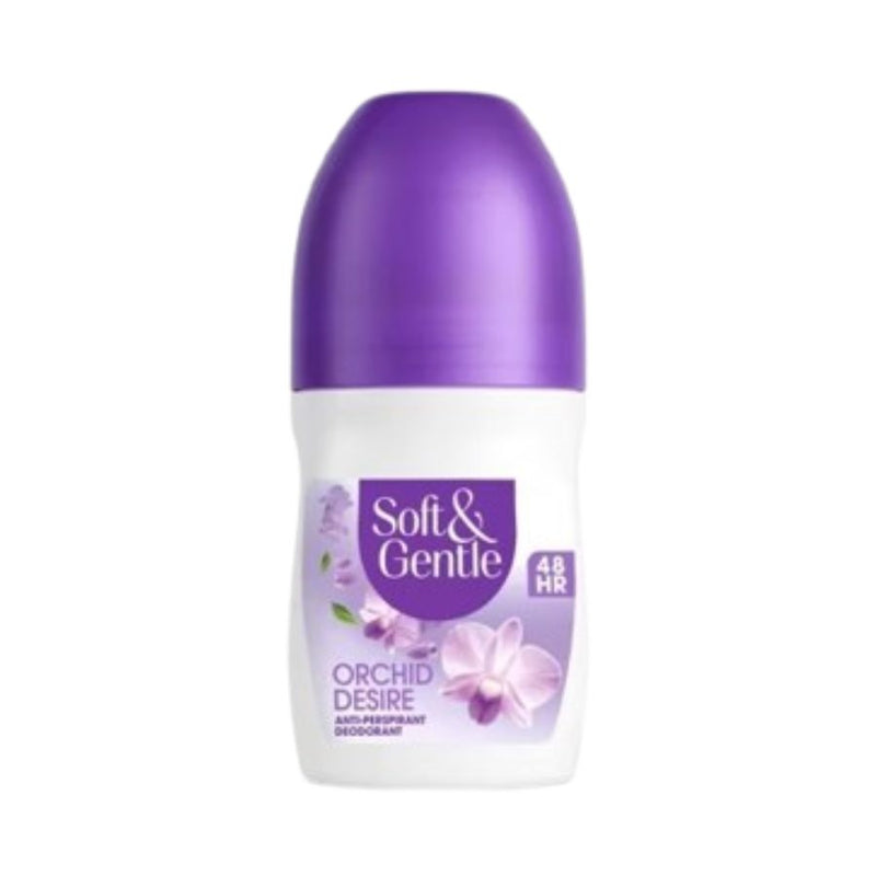 Soft & Gentle Roll On 50ml Orchid Desire <br> Pack size: 6 x 50ml <br> Product code: 275430
