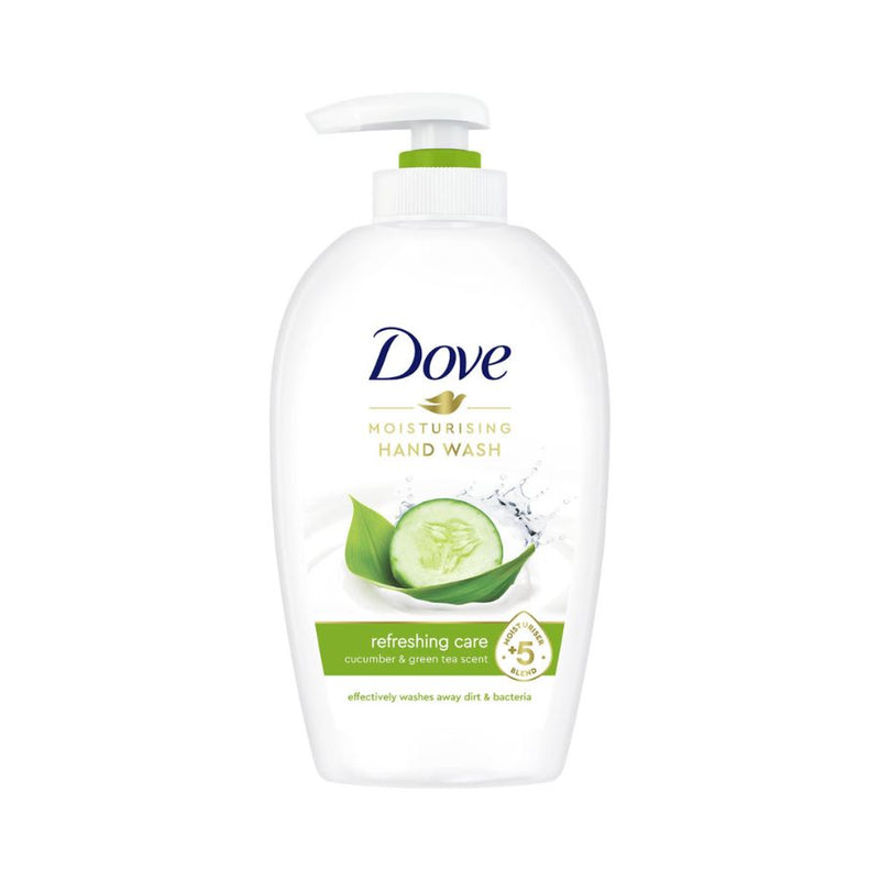 Dove Refreshing Care Hand Wash Cucumber & Green Tea 250ml <br> Pack size: 12 x 250ml <br> Product code: 332776