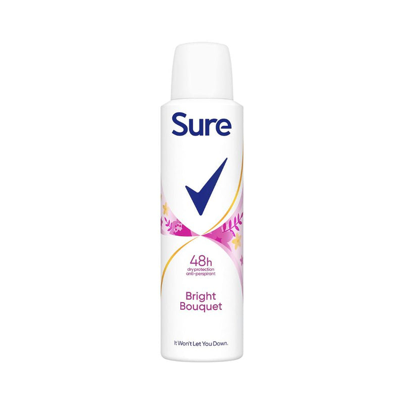 Sure Women Bright Bouquet Antiperspirant Deodorant 150ml <br> Pack size: 6 x 150ml <br> Product code: 275781