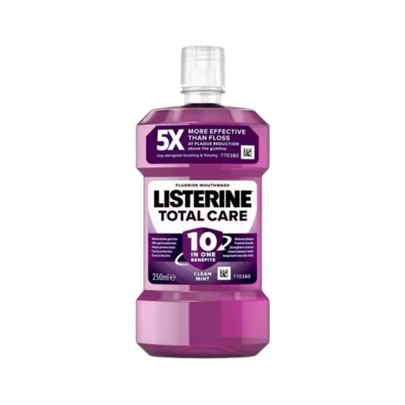 Listerine Mouthwash Total Care 250Ml <br> Pack size: 6 x 250ml <br> Product code: 294733