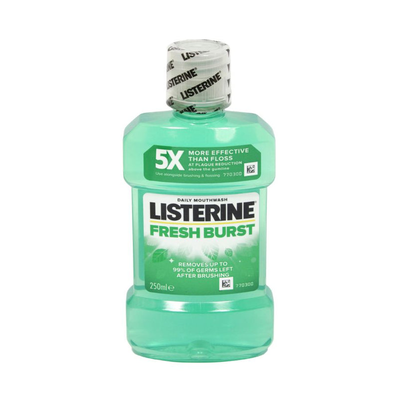 Listerine Mouthwash Fresh Burst 250Ml <br> Pack size: 6 x 250ml <br> Product code: 294731