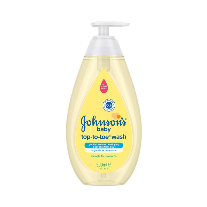 Johnsons Baby Top To Toe Wash 500ml <br> Pack size: 6 x 500ml <br> Product code: 403105