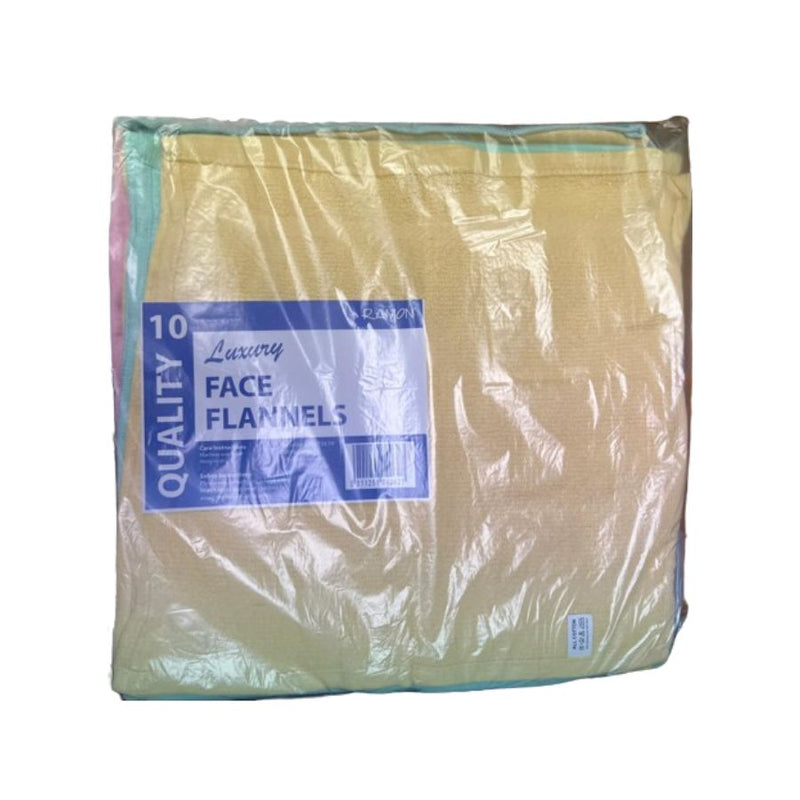 Face Flannel - 30Cm X 30Cm <br> Pack size: 10 x 1 <br> Product code: 042041