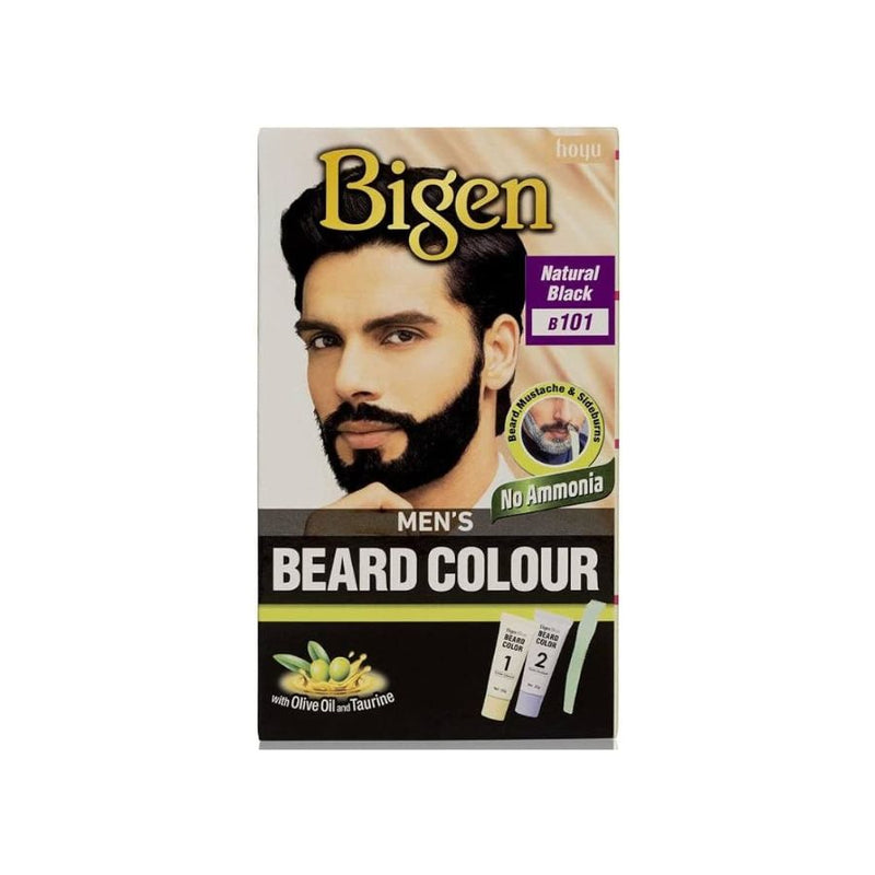 Bigen Mens Beard B101 Natural Black <br> Pack size: 3 x 1 <br> Product code: 200392