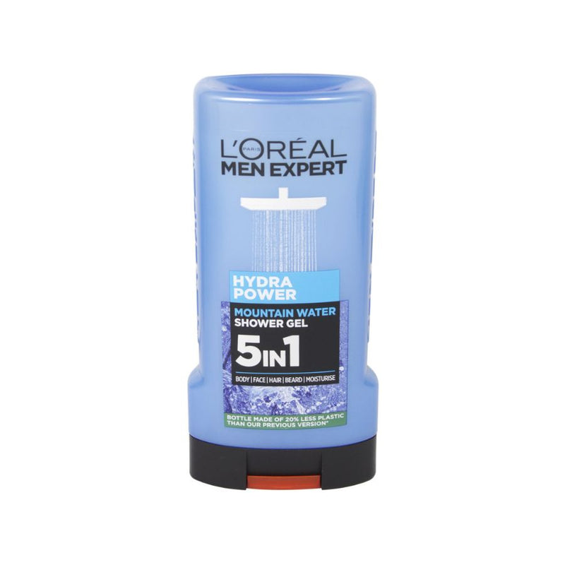 L'Oreal Mens Shower Gel Hydra Power 300Ml <br> Pack size: 6 x 300ml <br> Product code: 312899