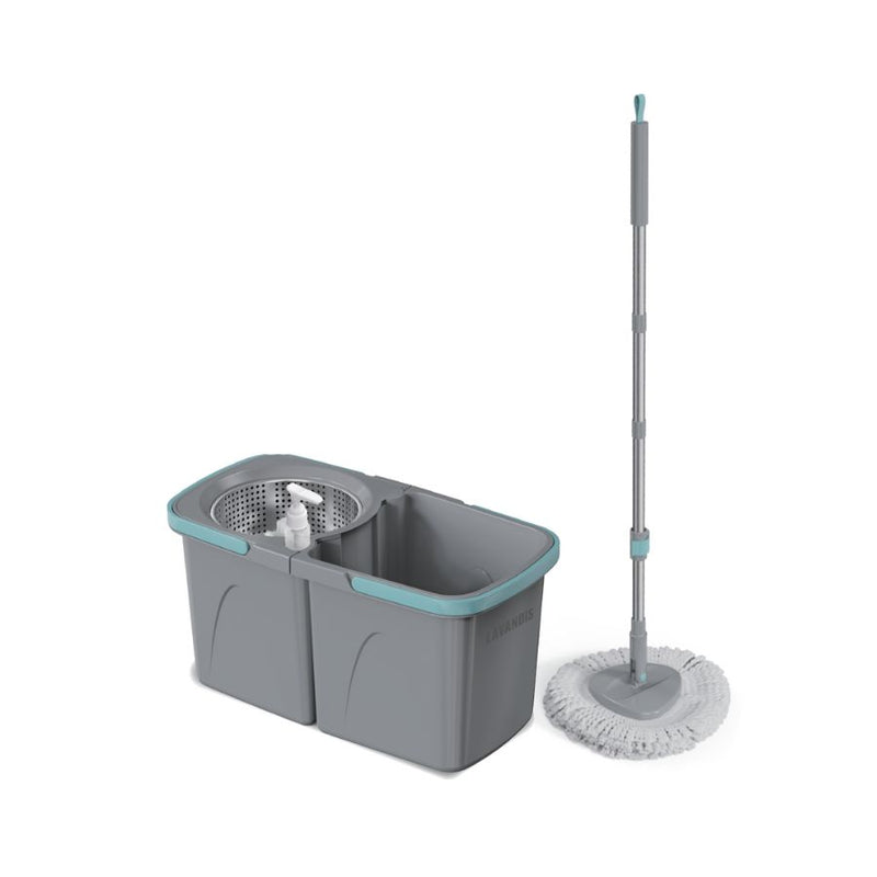 Lavandis Split Spin Mop & Bucket With Heads <br> Pack size: 1 x 1 <br> Product code: 558489