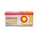 Nuromol Dual Action Pain Relief 200mg/500mg Ibuprofen & Paracetamol Tablets 12's <br> Pack size: 6 x 12's <br> Product code: 174827