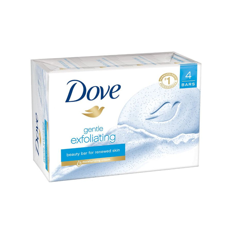 Dove Soap Exfoliating 90G <br> Pack size: 4 x 90g <br> Product code: 332761