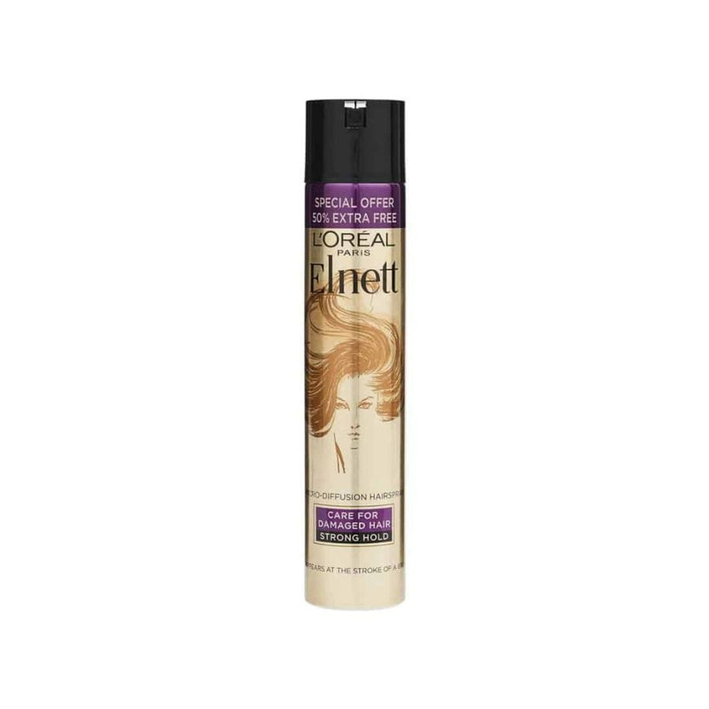 L'Oreal Elnett Hair Spray Care For Dry Damaged Hair Strong Hold 300ml <br> Pack Size: 6 x 300ml <br> Product code: 163115