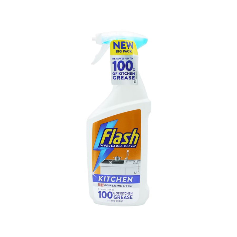Flash Kitchen Spray 800ml <br> Pack size: 10 x 800ml <br> Product code: 554222