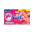 Surf Laundry Washing Detergent Capsules Tropical Lily 15's PM£3.99 <br> Pack size: 4 x 15's <br> Product code: 487174