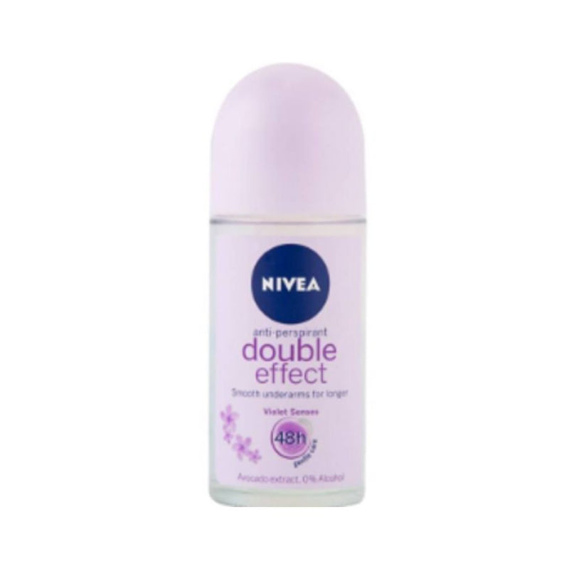 Nivea Female Roll On Double Effect 50ml <br> Pack size: 6 x 50ml <br> Product code: 273906
