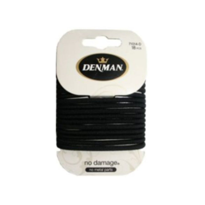 Denman Elastic Hair Tie 18's <br> Pack size: 1 x 18's <br> Product code: 213001