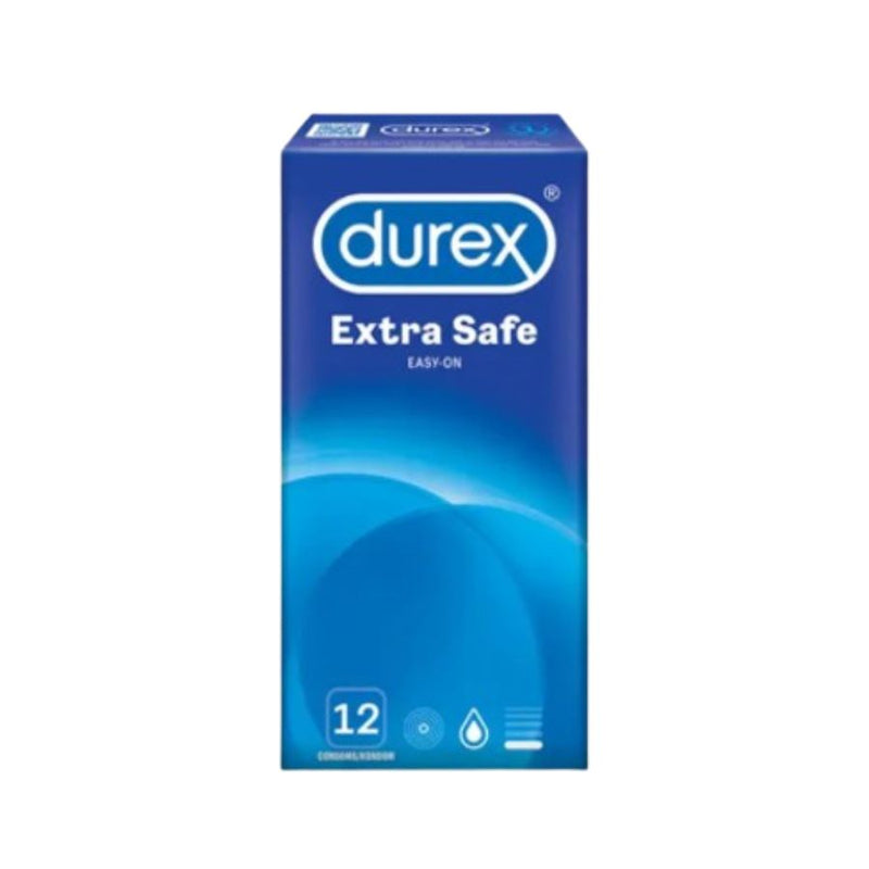 Durex Extra Safe Condoms 12's <br> Pack size: 6 x 12's <br> Product code: 133022