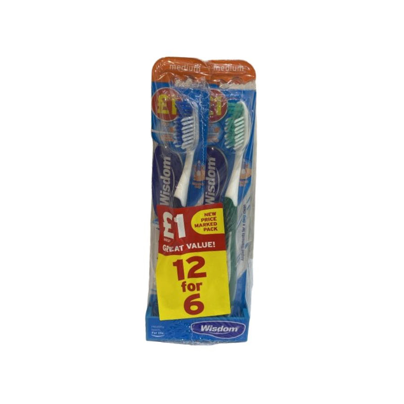 Wisdom Interdental Toothbrush Medium PM£1.00 12 for 6 <br> Pack size: 12 x 1 <br> Product code: 304253