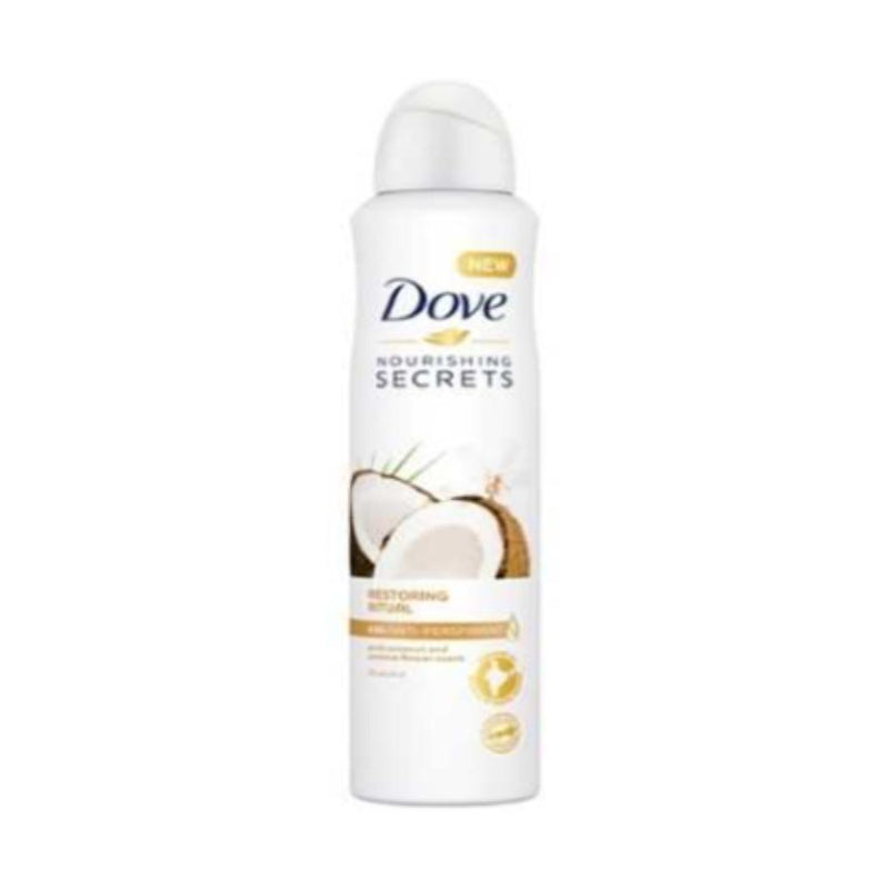Dove Antiperspirant Coconut & Jasmine 150ml <br> Pack size: 6 x 150ml <br> Product code: 271175