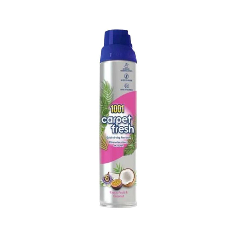 1001 Carpet Fresh Exotic Fruits & Coconut 300ml <br> Pack size: 6 x 300ml <br> Product code: 551170