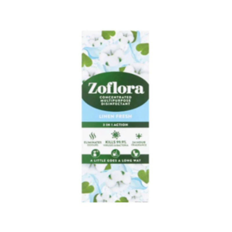 Zoflora Disinfectant Linen Fresh 250ml <br> Pack size: 12 x 250ml <br> Product code: 455529