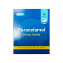 Aspar Paracetamol Tablets 500mg 16's <br> Pack size: 12 x 16's <br> Product code: 176001